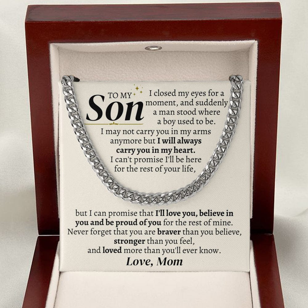 To My Son - I May Not Carry In My Arms Anymore - Gift Set - SS329