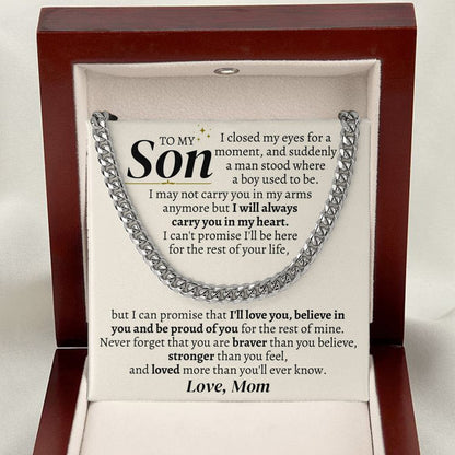 To My Son - I May Not Carry In My Arms Anymore - Gift Set - SS329