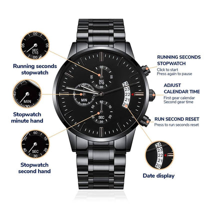 To My Son-In-Law - Engraved Premium Watch - SS232S