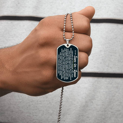 To My Son-in-Law - Love Tag - SS232SDT