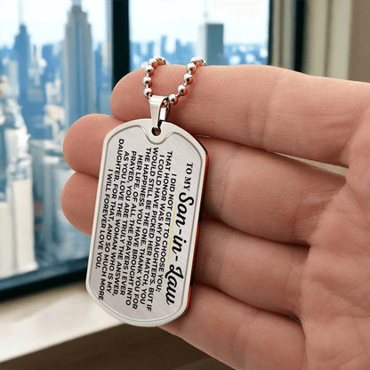 To My Son-in-Law - Love Tag - SS232SDT2