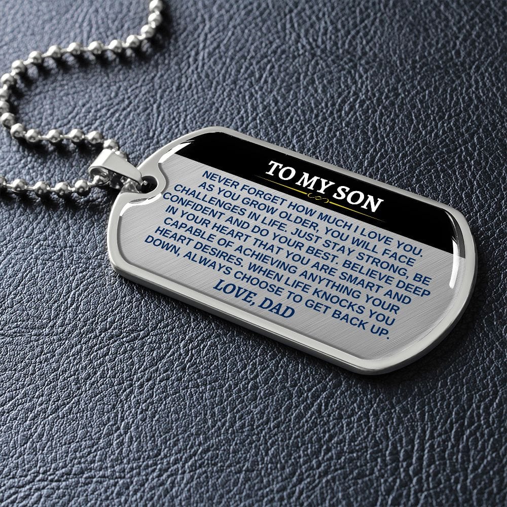 To My Son - Love, Dad - Love Tag - SS290D