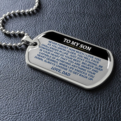 To My Son - Love, Dad - Love Tag - SS290D