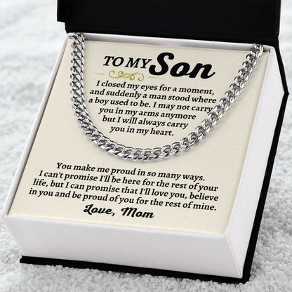 To My Son - Love Mom - Forever Linked Gift Set - SS449