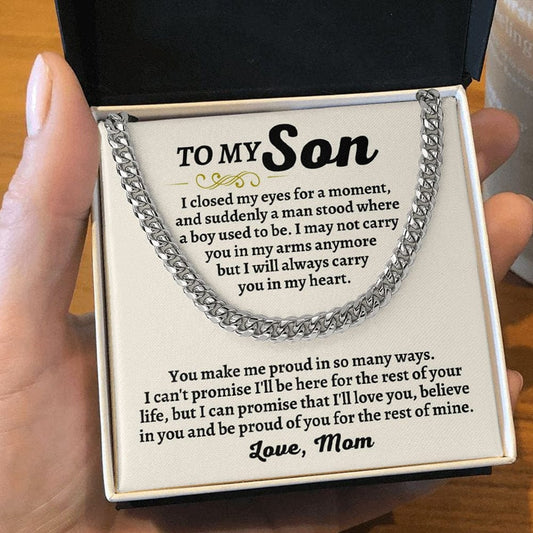 To My Son - Love Mom - Forever Linked Gift Set - SS449