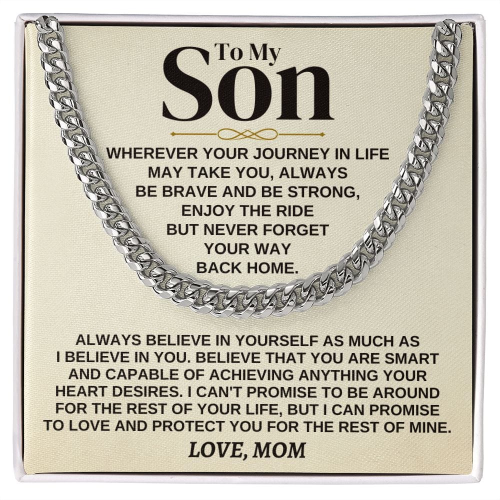 To My Son - Love Mom - Gift Set - SS319