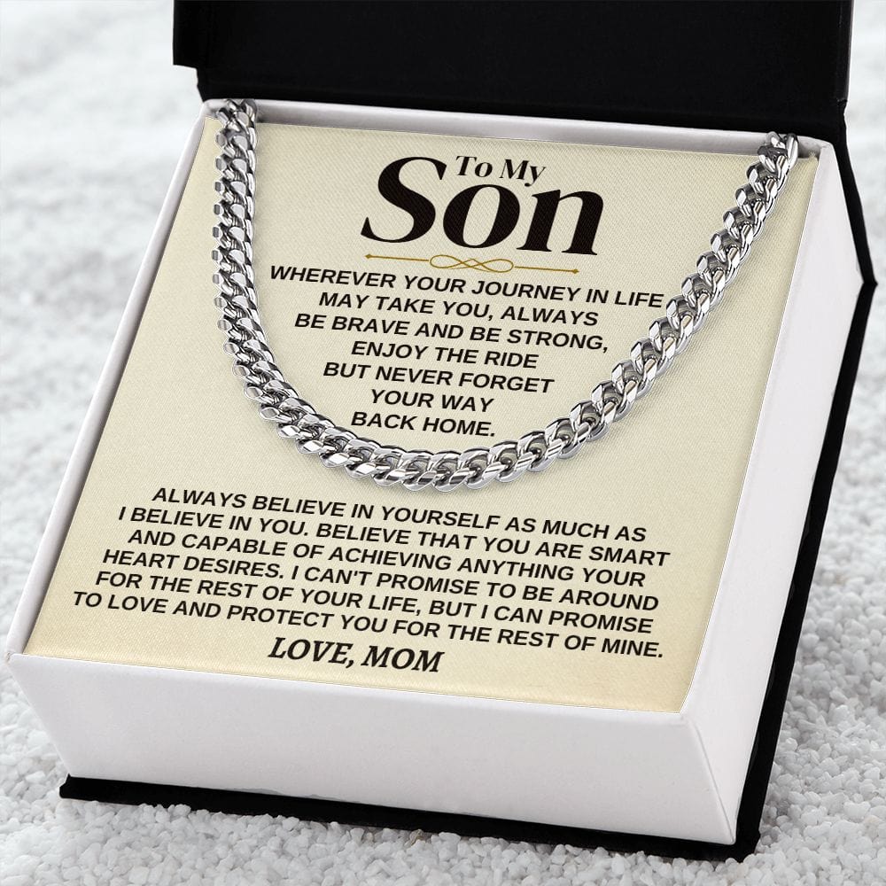 To My Son - Love Mom - Gift Set - SS319