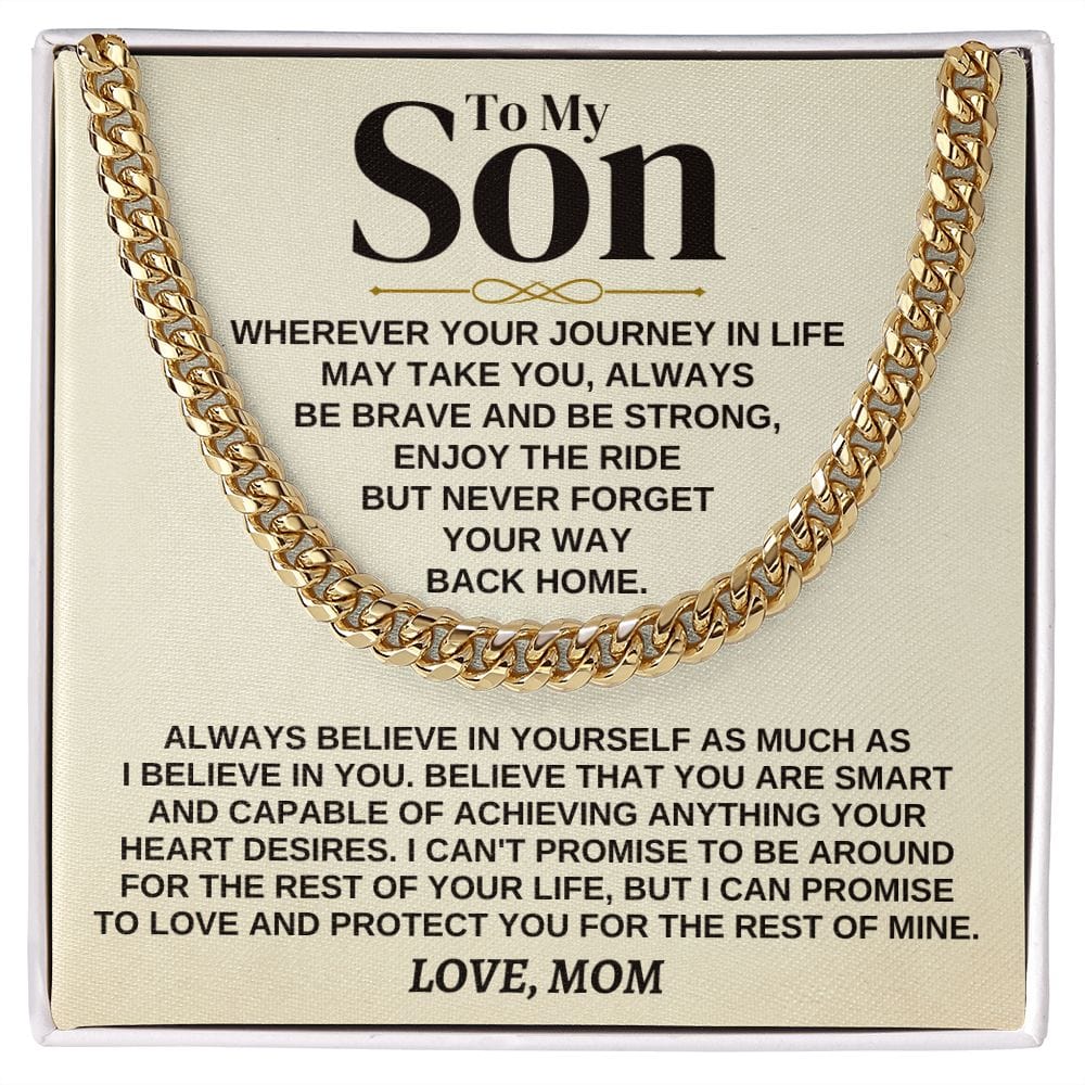 To My Son - Love Mom - Gift Set - SS319