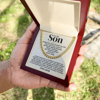 To My Son - Love Mom - Gift Set - SS319