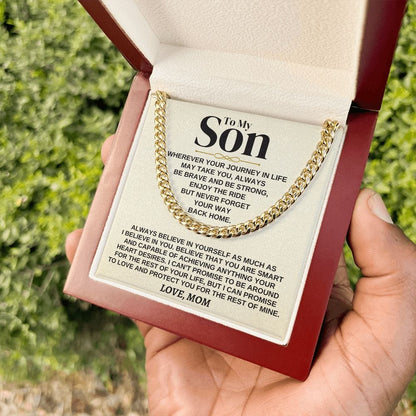 To My Son - Love Mom - Gift Set - SS319