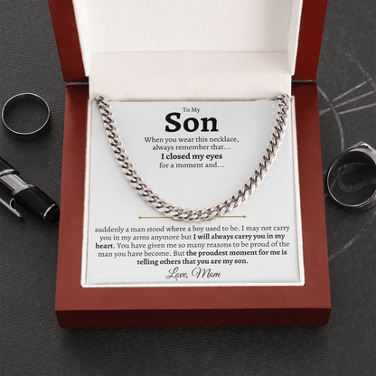 To My Son - Love, Mom - Gift Set - SS42