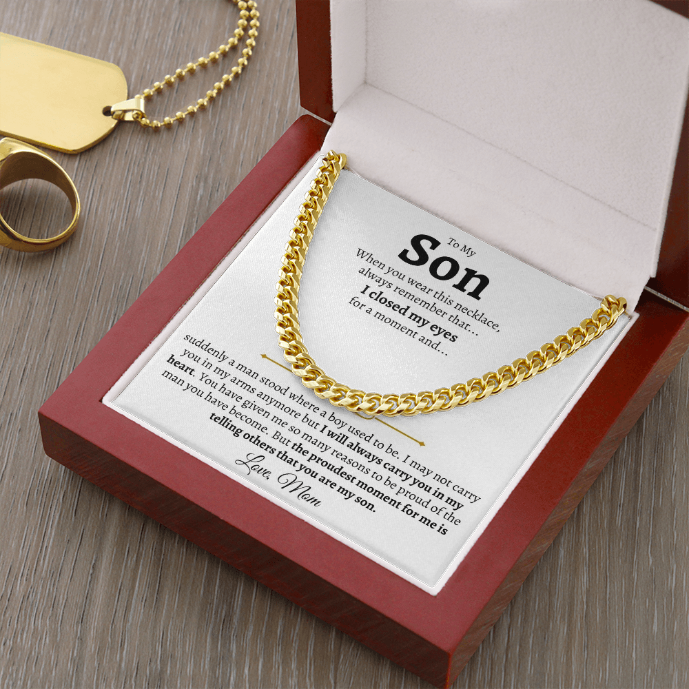 To My Son - Love, Mom - Gift Set - SS42