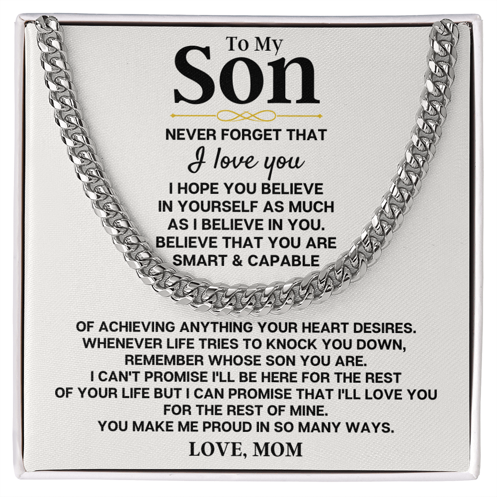To My Son - Love, Mom - Special Gift Set - SS268