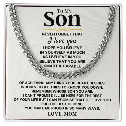To My Son - Love, Mom - Special Gift Set - SS268