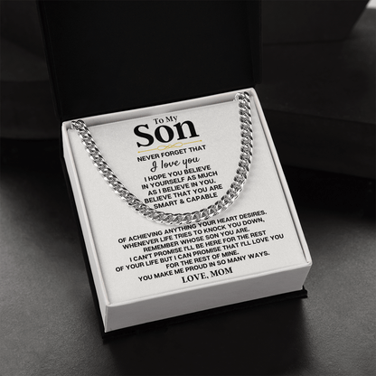 To My Son - Love, Mom - Special Gift Set - SS268