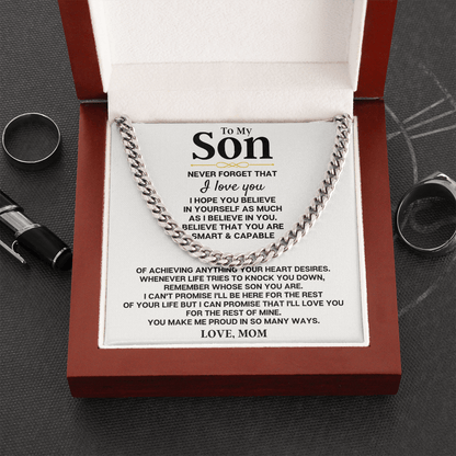 To My Son - Love, Mom - Special Gift Set - SS268