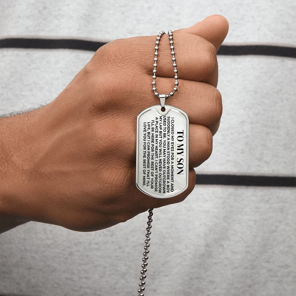 To My Son - Love Tag Keepsake - SS427-DT