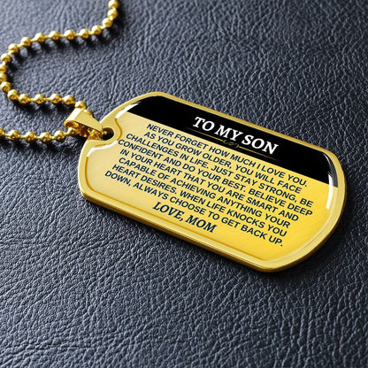 To My Son - Love, Mom - Love Tag - SS290