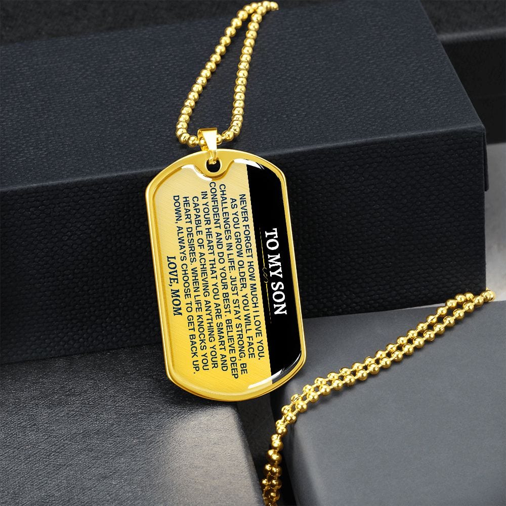 To My Son - Love, Mom - Love Tag - SS290