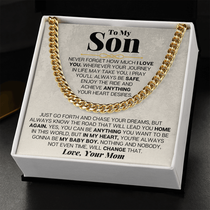 To My Son - Special Gift Set - From Mom - SS224S