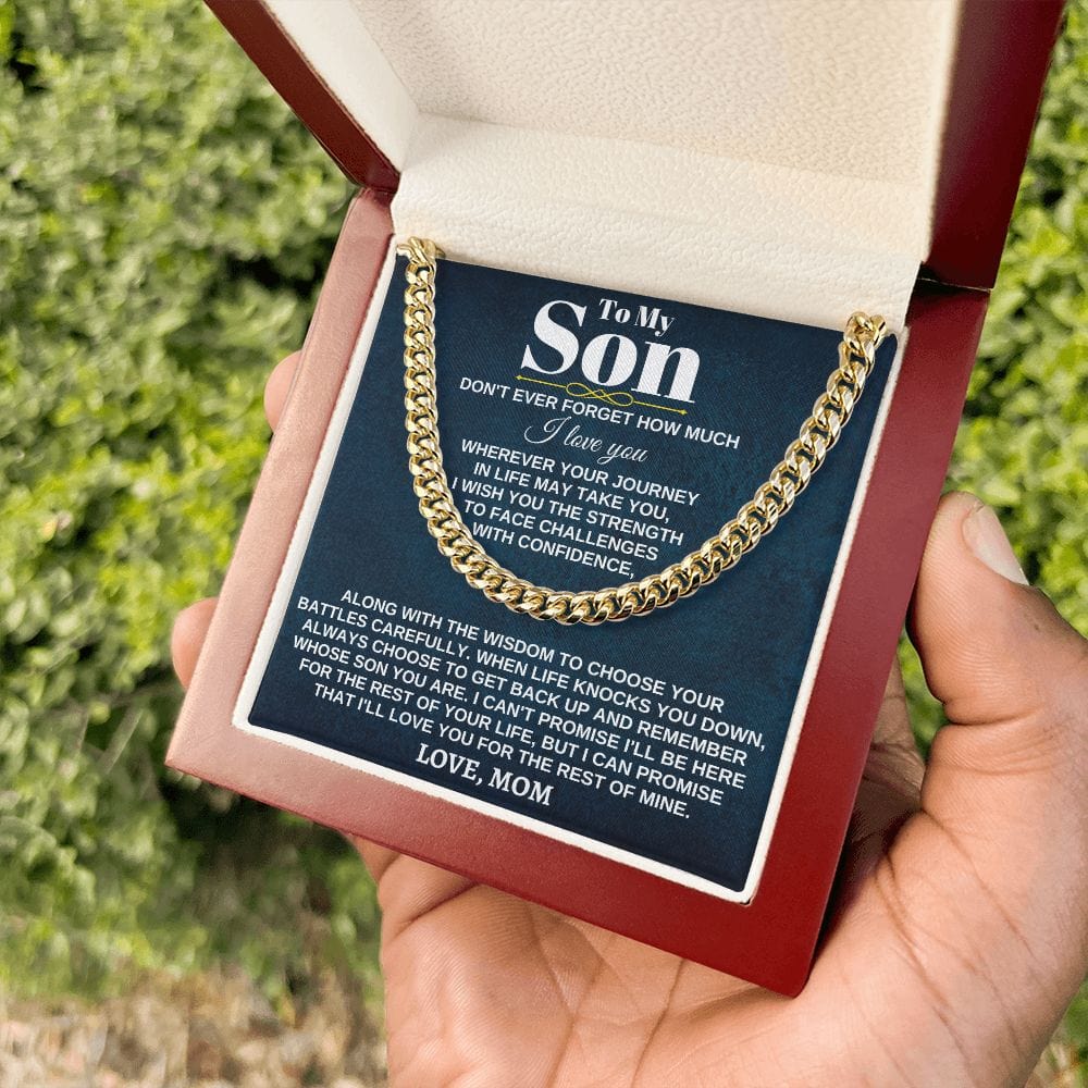 To My Son - Wherever Your Journey - From Mom - Dad - Gift Set - SS285