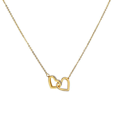 To My Soulmate - 18k Interlocked Hearts Gift Set - SS162SM
