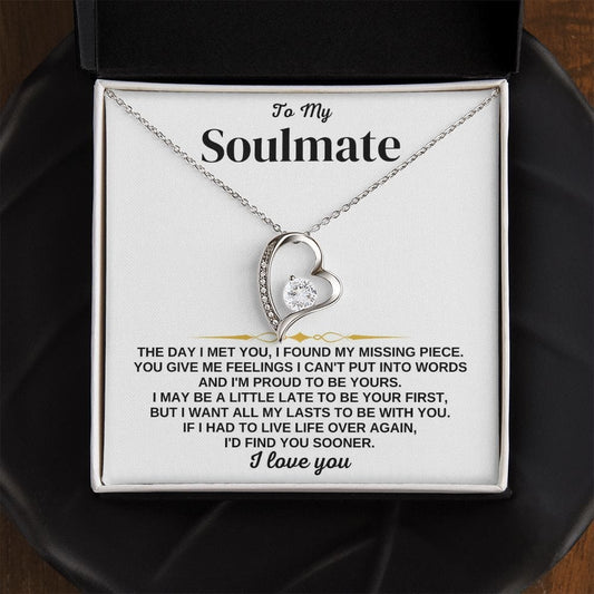 To My Soulmate - Find You Sooner - Necklace Gift Set - SS349