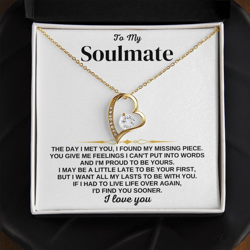 To My Soulmate - Find You Sooner - Necklace Gift Set - SS349