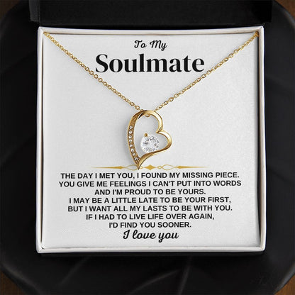 To My Soulmate - Find You Sooner - Necklace Gift Set - SS349