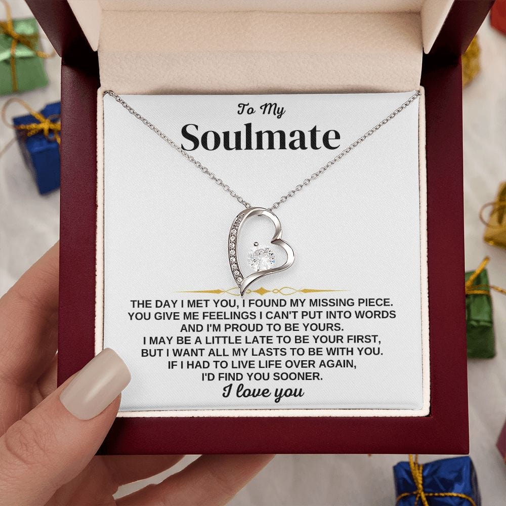 To My Soulmate - Find You Sooner - Necklace Gift Set - SS349