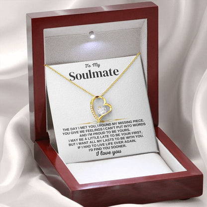 To My Soulmate - Find You Sooner - Necklace Gift Set - SS349