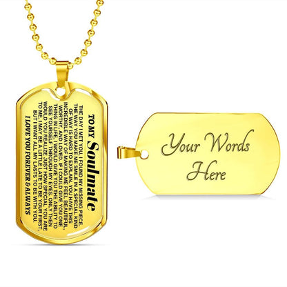 To My Soulmate | I Found My Missing Piece | Beautiful Love Tag - SS305