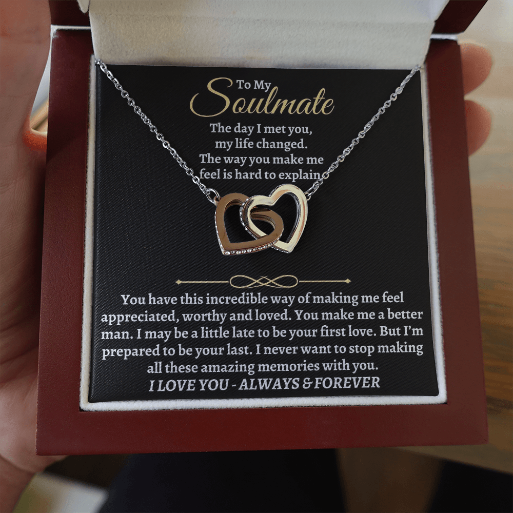 To My Soulmate - Intertwined Hearts Gift Set - SS36