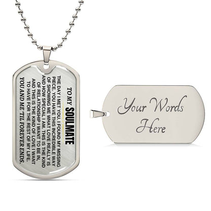 To My Soulmate | 'Til Forever Ends | Love Tag - SS65KC