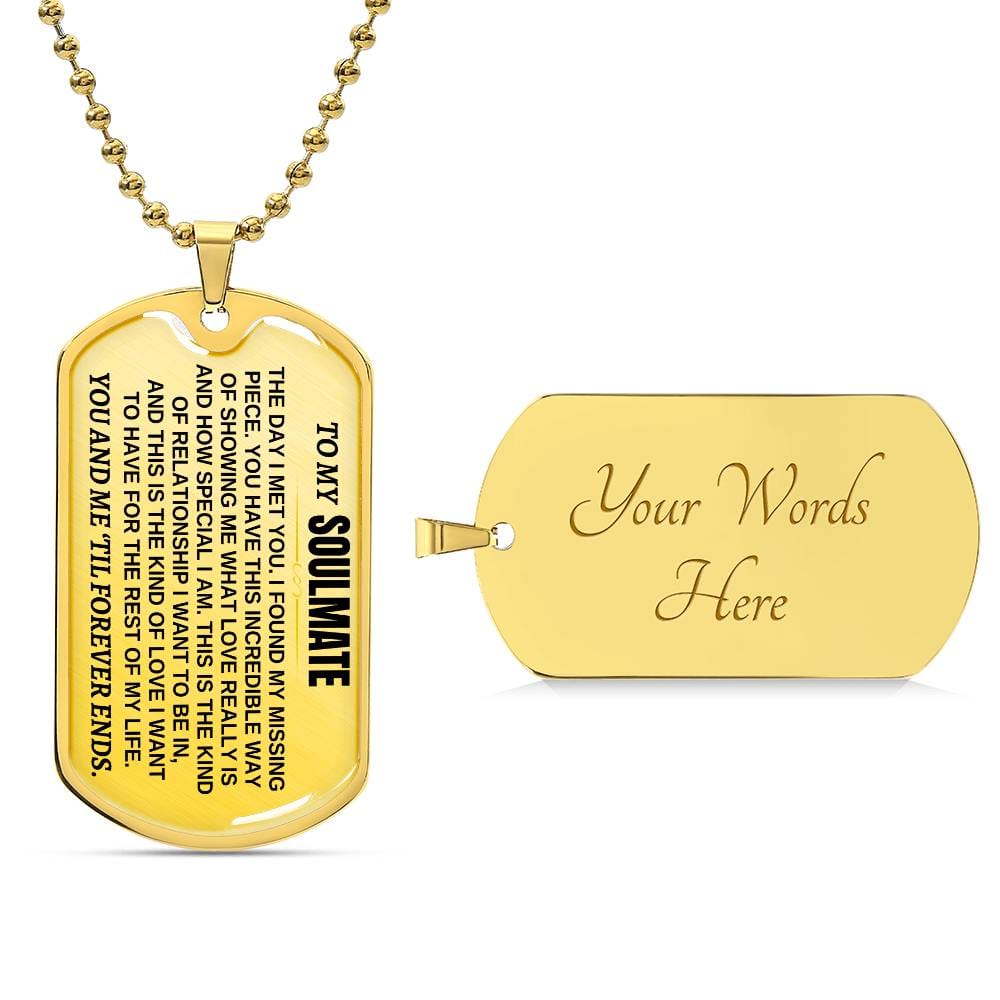 To My Soulmate | 'Til Forever Ends | Love Tag - SS65KC