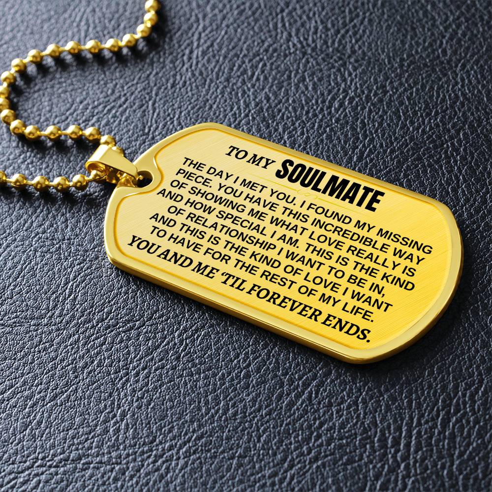 To My Soulmate | 'Til Forever Ends | Love Tag - SS65KC