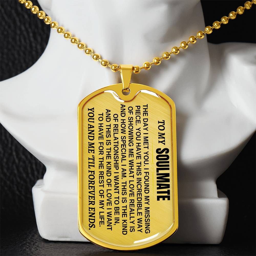 To My Soulmate | 'Til Forever Ends | Love Tag - SS65KC