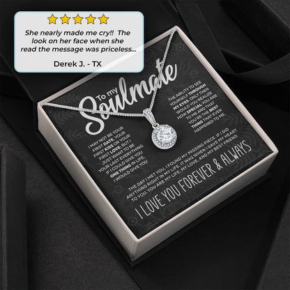 Limited Time Offer - To My Soulmate Sparkling Pendant Gift Set