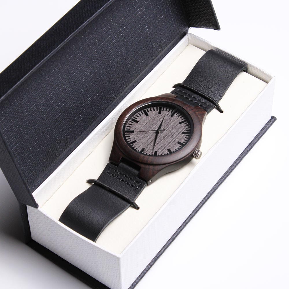 To My Husband - Premium Engraved Wood Watch - SS568H